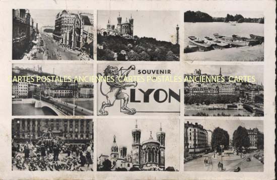 Cartes postales anciennes > CARTES POSTALES > carte postale ancienne > cartes-postales-ancienne.com Auvergne rhone alpes Rhone Lyon
