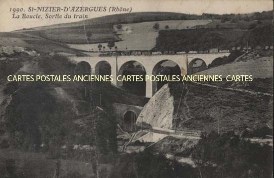 Cartes postales anciennes > CARTES POSTALES > carte postale ancienne > cartes-postales-ancienne.com Auvergne rhone alpes Rhone Saint Nizier D Azergues