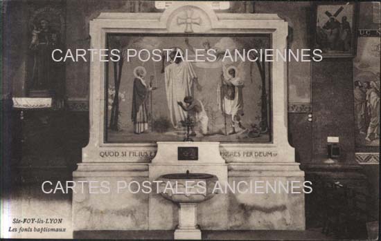 Cartes postales anciennes > CARTES POSTALES > carte postale ancienne > cartes-postales-ancienne.com Auvergne rhone alpes Rhone Sainte Foy Les Lyon