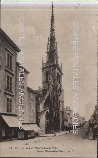 Cartes postales anciennes > CARTES POSTALES > carte postale ancienne > cartes-postales-ancienne.com Auvergne rhone alpes Rhone Villefranche Sur Saone