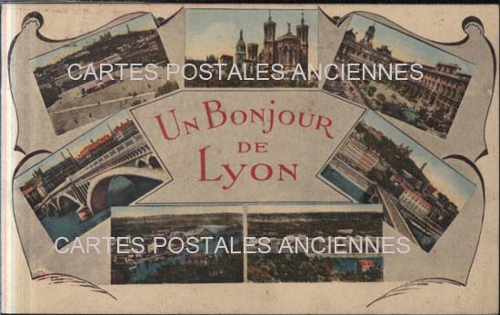 Cartes postales anciennes > CARTES POSTALES > carte postale ancienne > cartes-postales-ancienne.com Auvergne rhone alpes Rhone Lyon