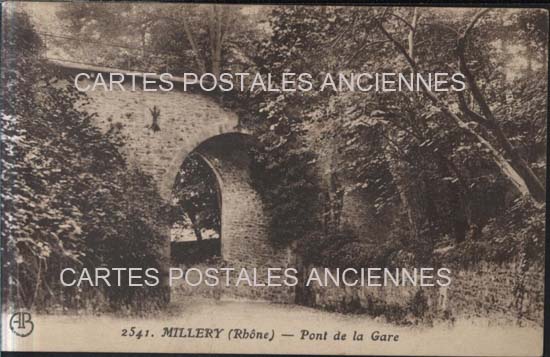 Cartes postales anciennes > CARTES POSTALES > carte postale ancienne > cartes-postales-ancienne.com Auvergne rhone alpes Rhone Millery