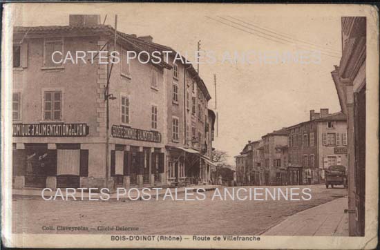 Cartes postales anciennes > CARTES POSTALES > carte postale ancienne > cartes-postales-ancienne.com Auvergne rhone alpes Rhone Le Bois D Oingt