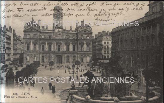 Cartes postales anciennes > CARTES POSTALES > carte postale ancienne > cartes-postales-ancienne.com Auvergne rhone alpes Rhone Lyon 1er