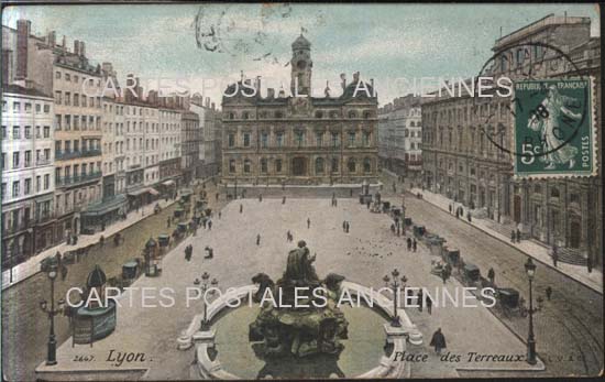 Cartes postales anciennes > CARTES POSTALES > carte postale ancienne > cartes-postales-ancienne.com Auvergne rhone alpes Rhone Lyon 1er