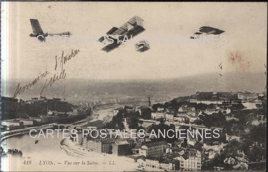 Cartes postales anciennes > CARTES POSTALES > carte postale ancienne > cartes-postales-ancienne.com Auvergne rhone alpes Rhone Lyon