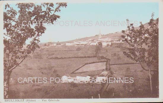 Cartes postales anciennes > CARTES POSTALES > carte postale ancienne > cartes-postales-ancienne.com Auvergne rhone alpes Rhone Brullioles