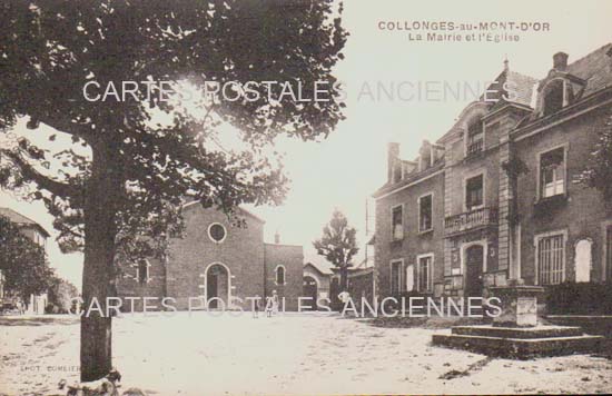 Cartes postales anciennes > CARTES POSTALES > carte postale ancienne > cartes-postales-ancienne.com Auvergne rhone alpes Rhone Collonges Au Mont D Or