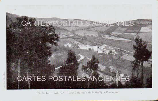 Cartes postales anciennes > CARTES POSTALES > carte postale ancienne > cartes-postales-ancienne.com Auvergne rhone alpes Rhone Yzeron