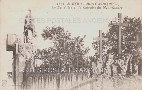 Cartes postales anciennes > CARTES POSTALES > carte postale ancienne > cartes-postales-ancienne.com Auvergne rhone alpes Rhone Saint Cyr Au Mont D Or