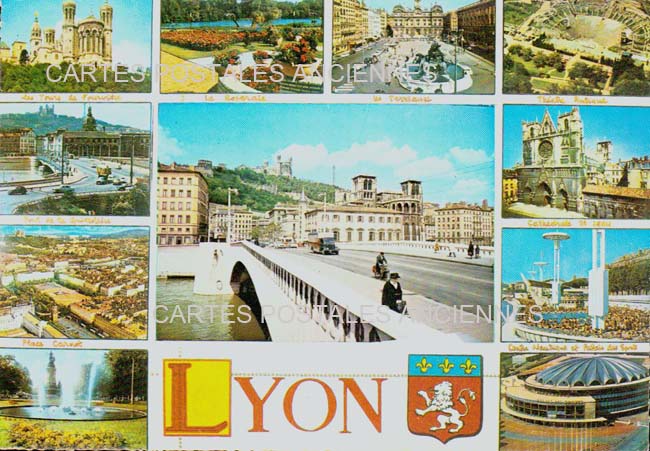 Cartes postales anciennes > CARTES POSTALES > carte postale ancienne > cartes-postales-ancienne.com Auvergne rhone alpes Rhone Lyon