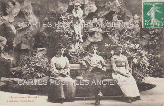 Cartes postales anciennes > CARTES POSTALES > carte postale ancienne > cartes-postales-ancienne.com Auvergne rhone alpes Rhone Charbonnieres Les Bains