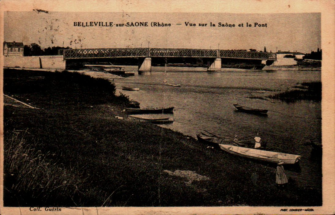 Cartes postales anciennes > CARTES POSTALES > carte postale ancienne > cartes-postales-ancienne.com Auvergne rhone alpes Rhone Belleville