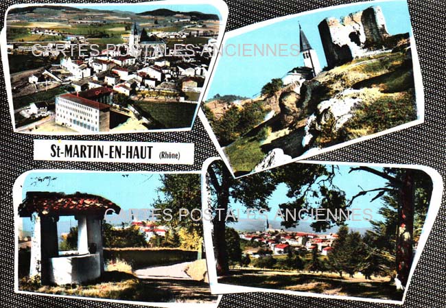 Cartes postales anciennes > CARTES POSTALES > carte postale ancienne > cartes-postales-ancienne.com Auvergne rhone alpes Rhone Saint Martin En Haut