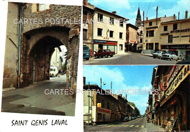 Cartes postales anciennes > CARTES POSTALES > carte postale ancienne > cartes-postales-ancienne.com Auvergne rhone alpes Rhone Saint Genis Laval