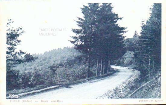 Cartes postales anciennes > CARTES POSTALES > carte postale ancienne > cartes-postales-ancienne.com Auvergne rhone alpes Rhone Poule Les Echarmeaux