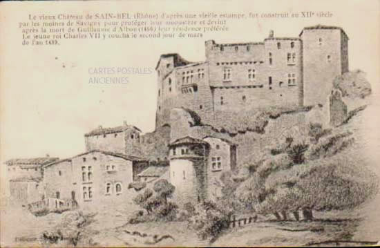 Cartes postales anciennes > CARTES POSTALES > carte postale ancienne > cartes-postales-ancienne.com Auvergne rhone alpes Rhone Sain Bel