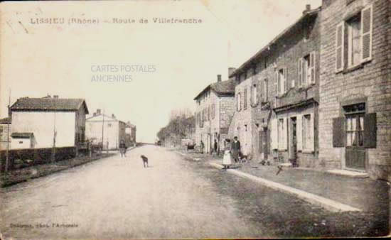 Cartes postales anciennes > CARTES POSTALES > carte postale ancienne > cartes-postales-ancienne.com Auvergne rhone alpes Rhone Lissieu