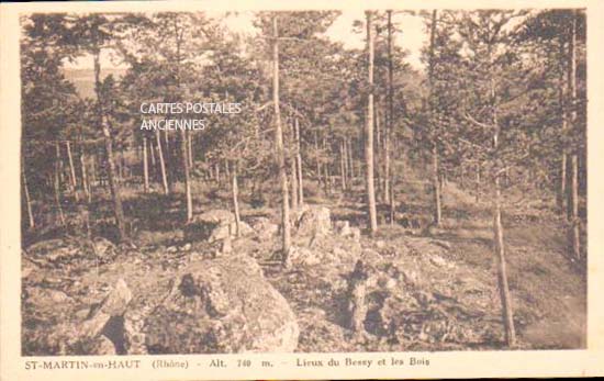 Cartes postales anciennes > CARTES POSTALES > carte postale ancienne > cartes-postales-ancienne.com Auvergne rhone alpes Rhone Saint Martin En Haut