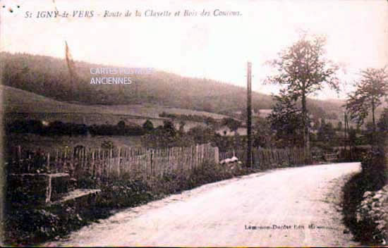 Cartes postales anciennes > CARTES POSTALES > carte postale ancienne > cartes-postales-ancienne.com Auvergne rhone alpes Rhone Saint Igny De Vers