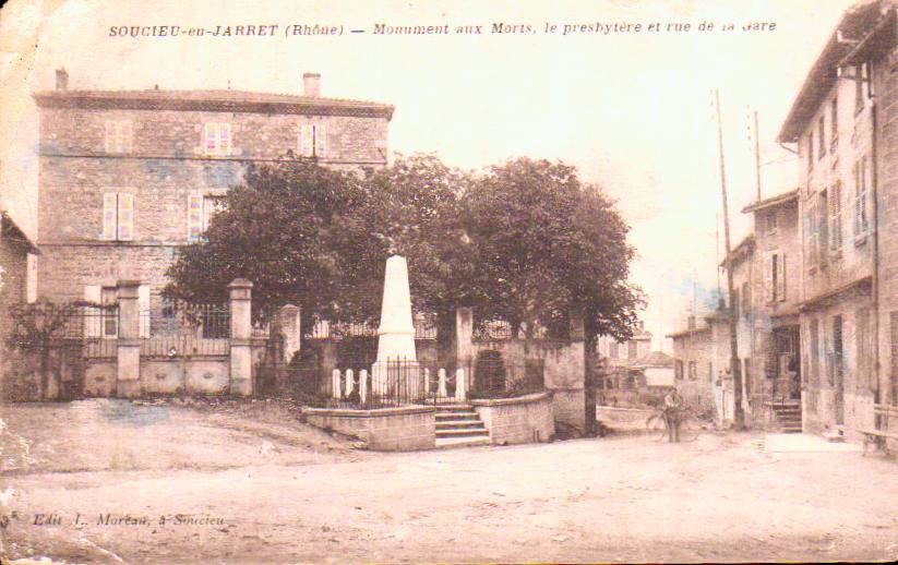 Cartes postales anciennes > CARTES POSTALES > carte postale ancienne > cartes-postales-ancienne.com Auvergne rhone alpes Rhone Soucieu En Jarrest