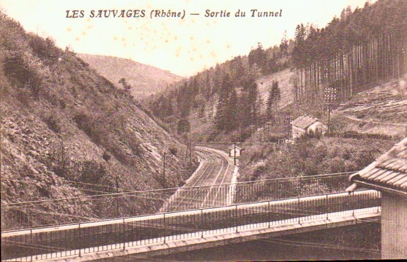 Cartes postales anciennes > CARTES POSTALES > carte postale ancienne > cartes-postales-ancienne.com Auvergne rhone alpes Rhone Les Sauvages