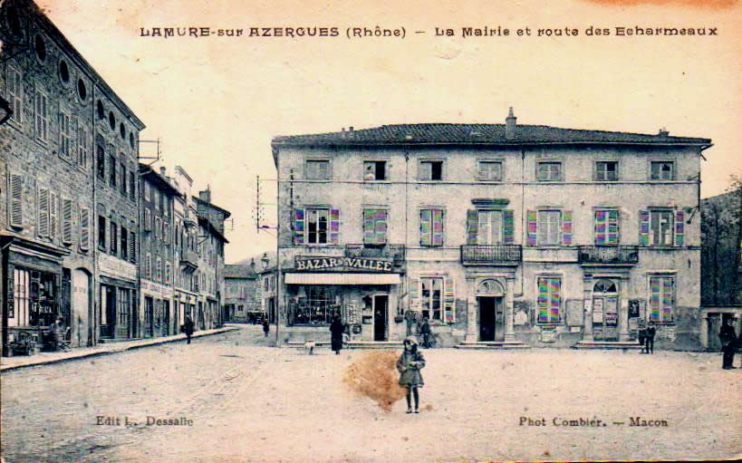 Cartes postales anciennes > CARTES POSTALES > carte postale ancienne > cartes-postales-ancienne.com Auvergne rhone alpes Rhone Lamure Sur Azergues
