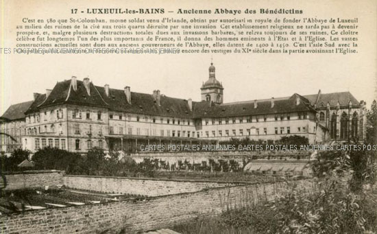 Cartes postales anciennes > CARTES POSTALES > carte postale ancienne > cartes-postales-ancienne.com Bourgogne franche comte Haute saone Luxeuil Les Bains