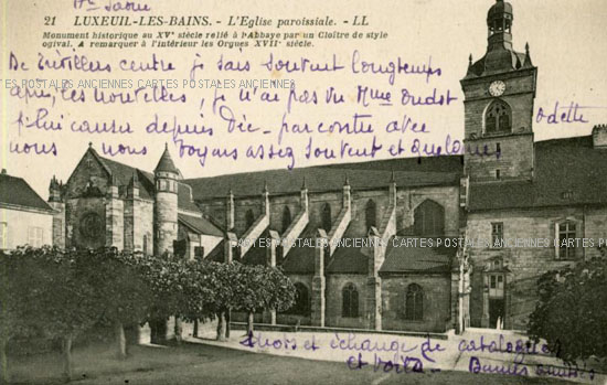 Cartes postales anciennes > CARTES POSTALES > carte postale ancienne > cartes-postales-ancienne.com Bourgogne franche comte Haute saone Luxeuil Les Bains