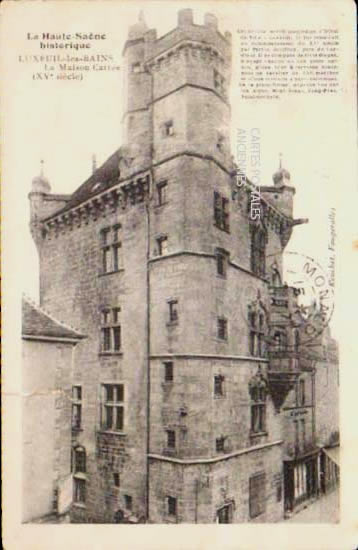 Cartes postales anciennes > CARTES POSTALES > carte postale ancienne > cartes-postales-ancienne.com Bourgogne franche comte Luxeuil Les Bains
