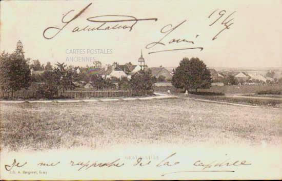 Cartes postales anciennes > CARTES POSTALES > carte postale ancienne > cartes-postales-ancienne.com Bourgogne franche comte Gray La Ville