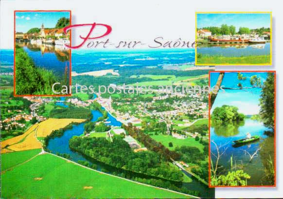 Cartes postales anciennes > CARTES POSTALES > carte postale ancienne > cartes-postales-ancienne.com Bourgogne franche comte Port Sur Saone
