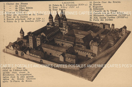 Cartes postales anciennes > CARTES POSTALES > carte postale ancienne > cartes-postales-ancienne.com Bourgogne franche comte Saone et loire Cluny