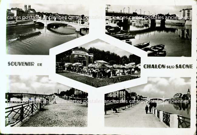 Cartes postales anciennes > CARTES POSTALES > carte postale ancienne > cartes-postales-ancienne.com Bourgogne franche comte Saone et loire Chalon Sur Saone