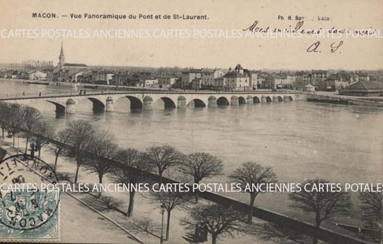 Cartes postales anciennes > CARTES POSTALES > carte postale ancienne > cartes-postales-ancienne.com Bourgogne franche comte Saone et loire Macon