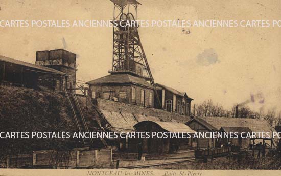 Cartes postales anciennes > CARTES POSTALES > carte postale ancienne > cartes-postales-ancienne.com Bourgogne franche comte Saone et loire Montceau Les Mines