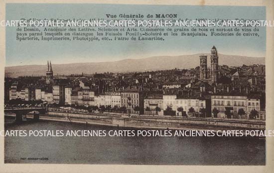 Cartes postales anciennes > CARTES POSTALES > carte postale ancienne > cartes-postales-ancienne.com Bourgogne franche comte Saone et loire Macon