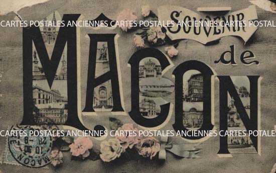Cartes postales anciennes > CARTES POSTALES > carte postale ancienne > cartes-postales-ancienne.com Bourgogne franche comte Saone et loire Macon