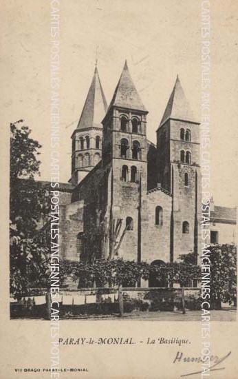 Cartes postales anciennes > CARTES POSTALES > carte postale ancienne > cartes-postales-ancienne.com Bourgogne franche comte Saone et loire Paray Le Monial