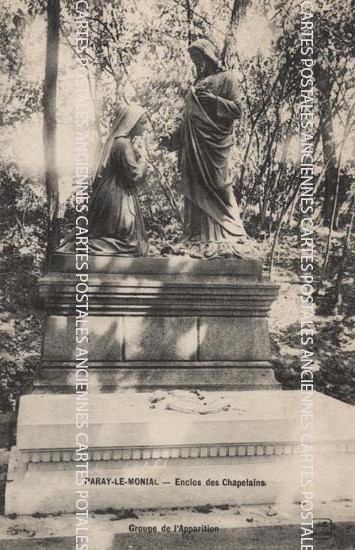 Cartes postales anciennes > CARTES POSTALES > carte postale ancienne > cartes-postales-ancienne.com Tableau sculpture Paray Le Monial
