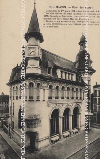 Cartes postales anciennes > CARTES POSTALES > carte postale ancienne > cartes-postales-ancienne.com Bourgogne franche comte Saone et loire Macon