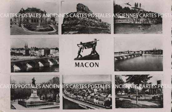 Cartes postales anciennes > CARTES POSTALES > carte postale ancienne > cartes-postales-ancienne.com Bourgogne franche comte Saone et loire Macon