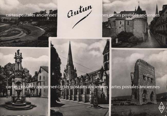 Cartes postales anciennes > CARTES POSTALES > carte postale ancienne > cartes-postales-ancienne.com Bourgogne franche comte Saone et loire Autun