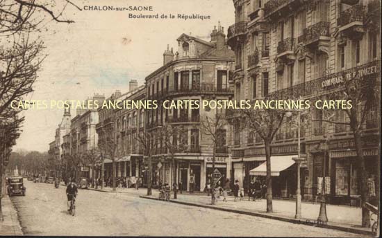 Cartes postales anciennes > CARTES POSTALES > carte postale ancienne > cartes-postales-ancienne.com Bourgogne franche comte Saone et loire Chalon Sur Saone