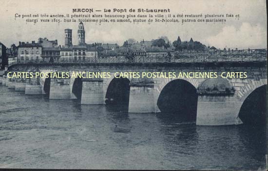 Cartes postales anciennes > CARTES POSTALES > carte postale ancienne > cartes-postales-ancienne.com Bourgogne franche comte Saone et loire Macon