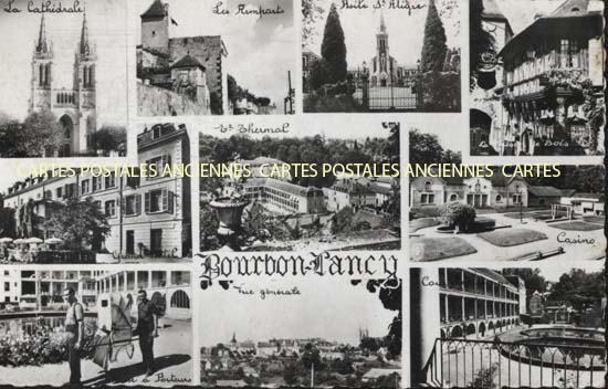 Cartes postales anciennes > CARTES POSTALES > carte postale ancienne > cartes-postales-ancienne.com Bourgogne franche comte Saone et loire Bourbon Lancy