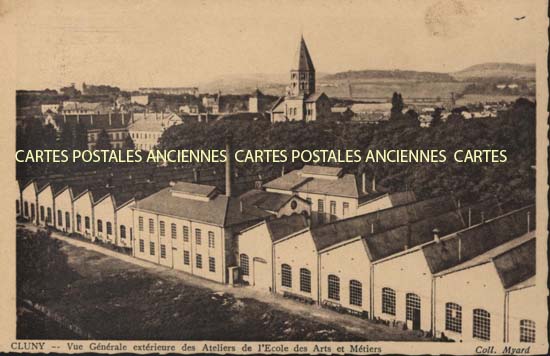 Cartes postales anciennes > CARTES POSTALES > carte postale ancienne > cartes-postales-ancienne.com Bourgogne franche comte Saone et loire Cluny