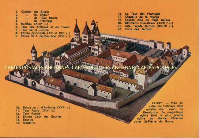 Cartes postales anciennes > CARTES POSTALES > carte postale ancienne > cartes-postales-ancienne.com Bourgogne franche comte Saone et loire Cluny