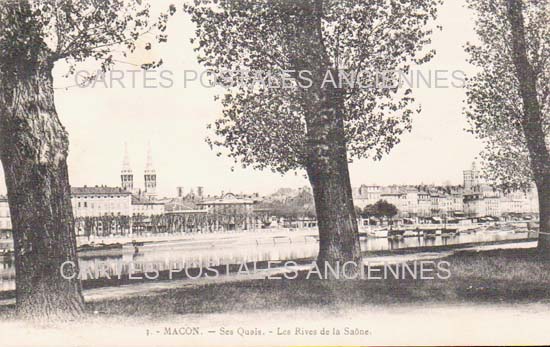 Cartes postales anciennes > CARTES POSTALES > carte postale ancienne > cartes-postales-ancienne.com Bourgogne franche comte Saone et loire Macon