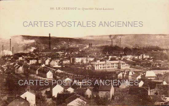 Cartes postales anciennes > CARTES POSTALES > carte postale ancienne > cartes-postales-ancienne.com Bourgogne franche comte Saone et loire Le Creusot